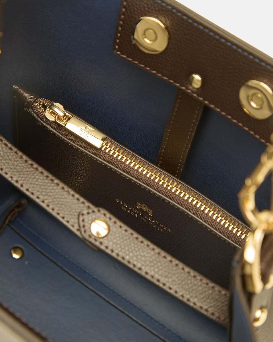 Alice small bucket Testa di moro  - Secchiello - Borse Donna - Borse - Cuoieria Fiorentina