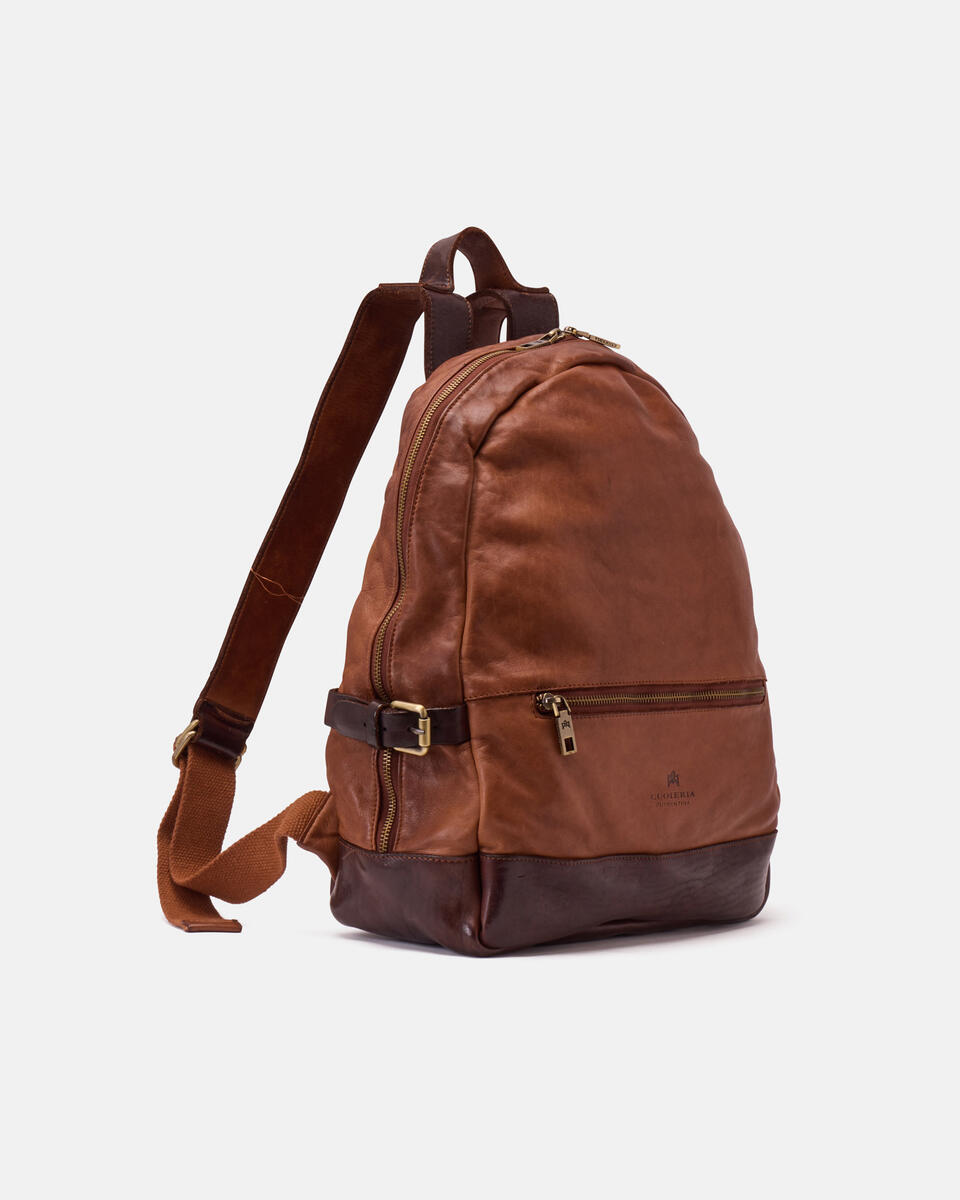 Zaino Millennial Bruciato  - Zaini - Borse Uomo - Borse - Cuoieria Fiorentina