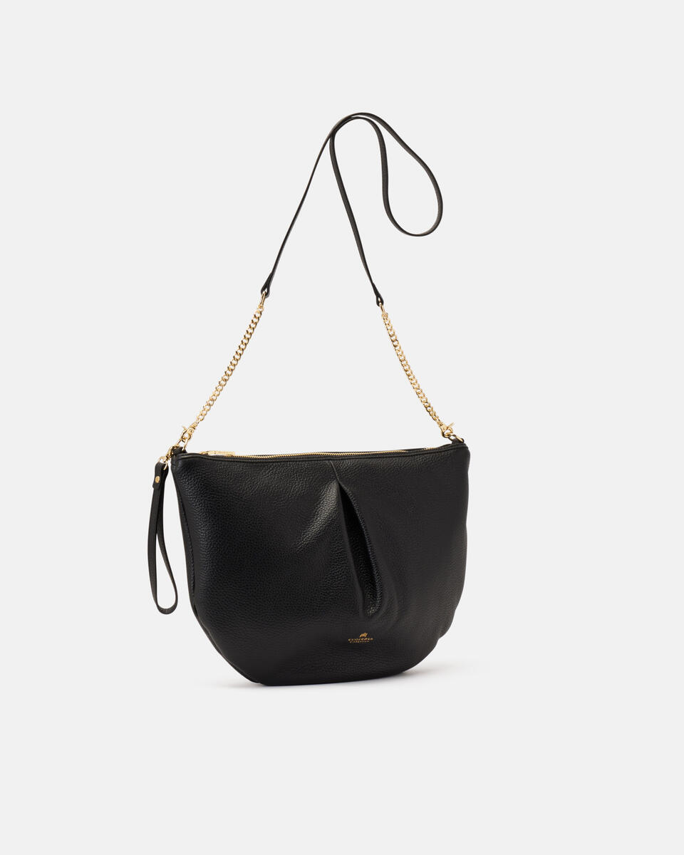 Emma maxi pouch Nero  - Borse - Special Price - Cuoieria Fiorentina