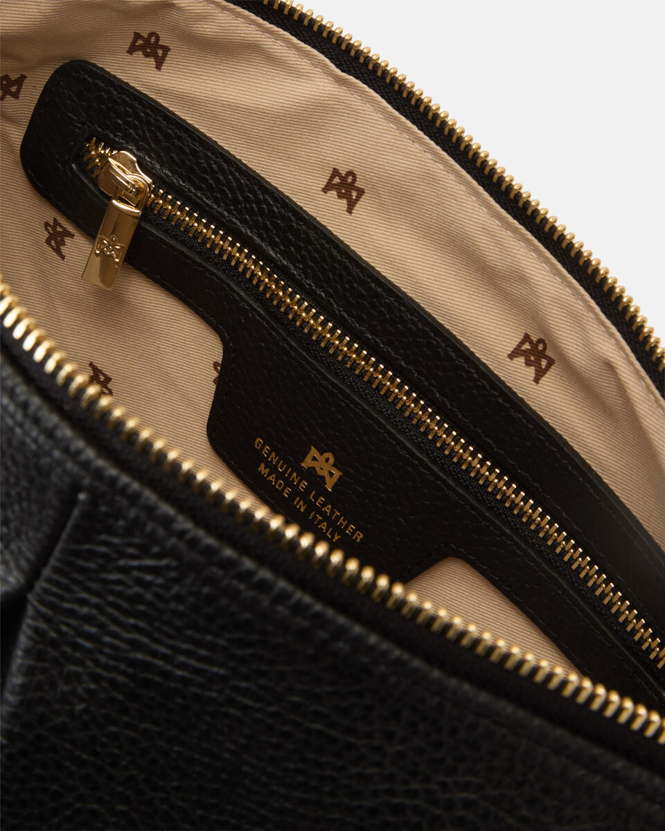 Emma maxi pouch Nero  - Borse - Special Price - Cuoieria Fiorentina
