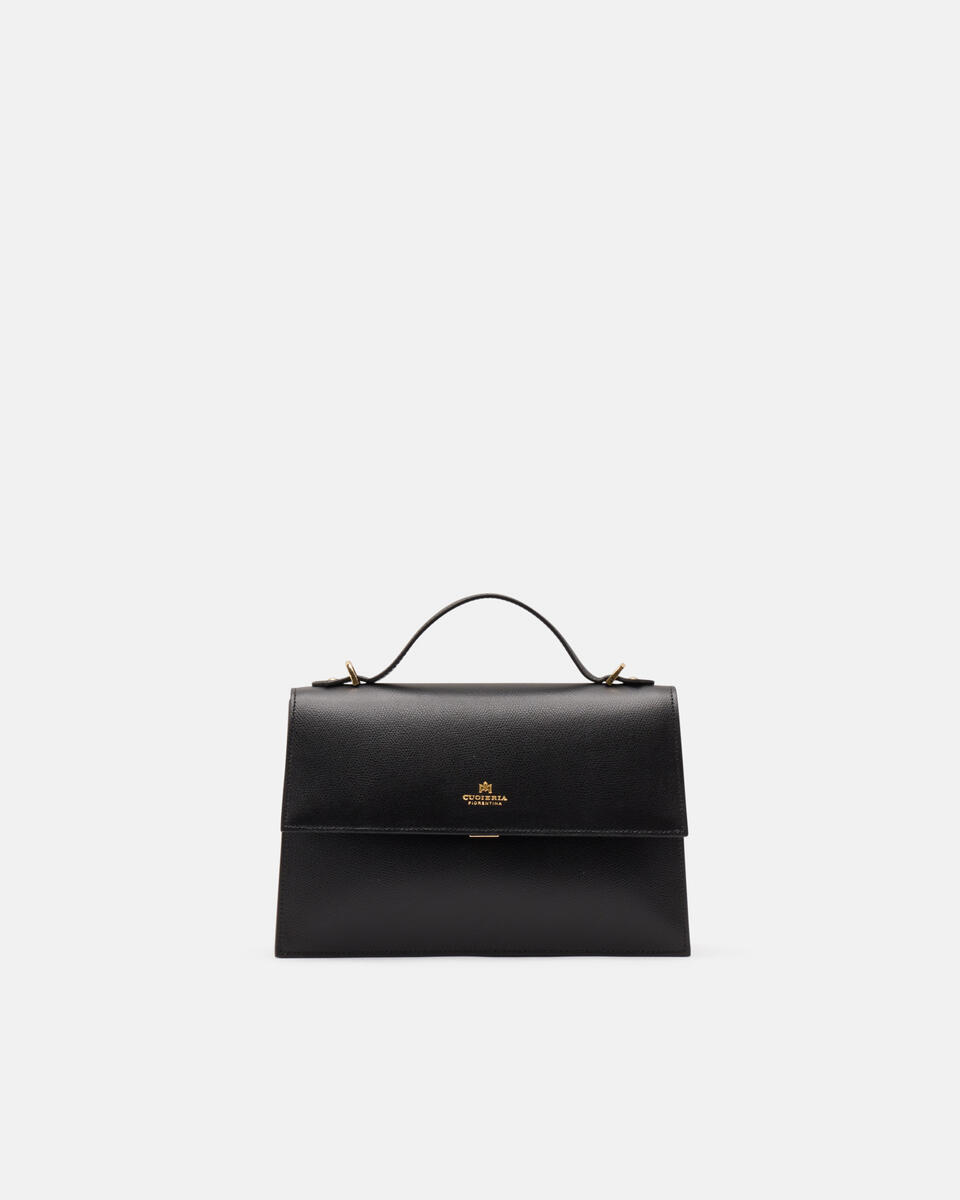 FLAP BAG Black  - Messenger Bags - Women's Bags - Bags - Cuoieria Fiorentina