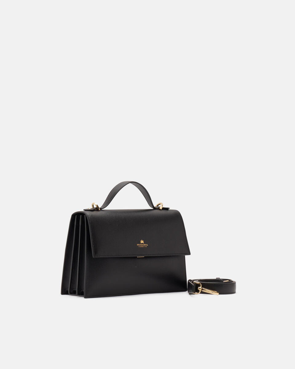 FLAP BAG Black  - Messenger Bags - Women's Bags - Bags - Cuoieria Fiorentina