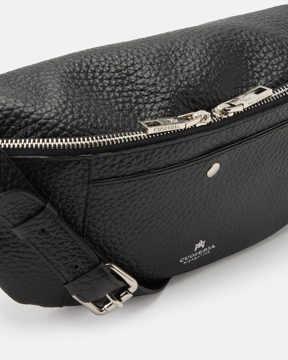 BELT BAG Black  - Belt Bags - Men's Bags - Bags - Cuoieria Fiorentina
