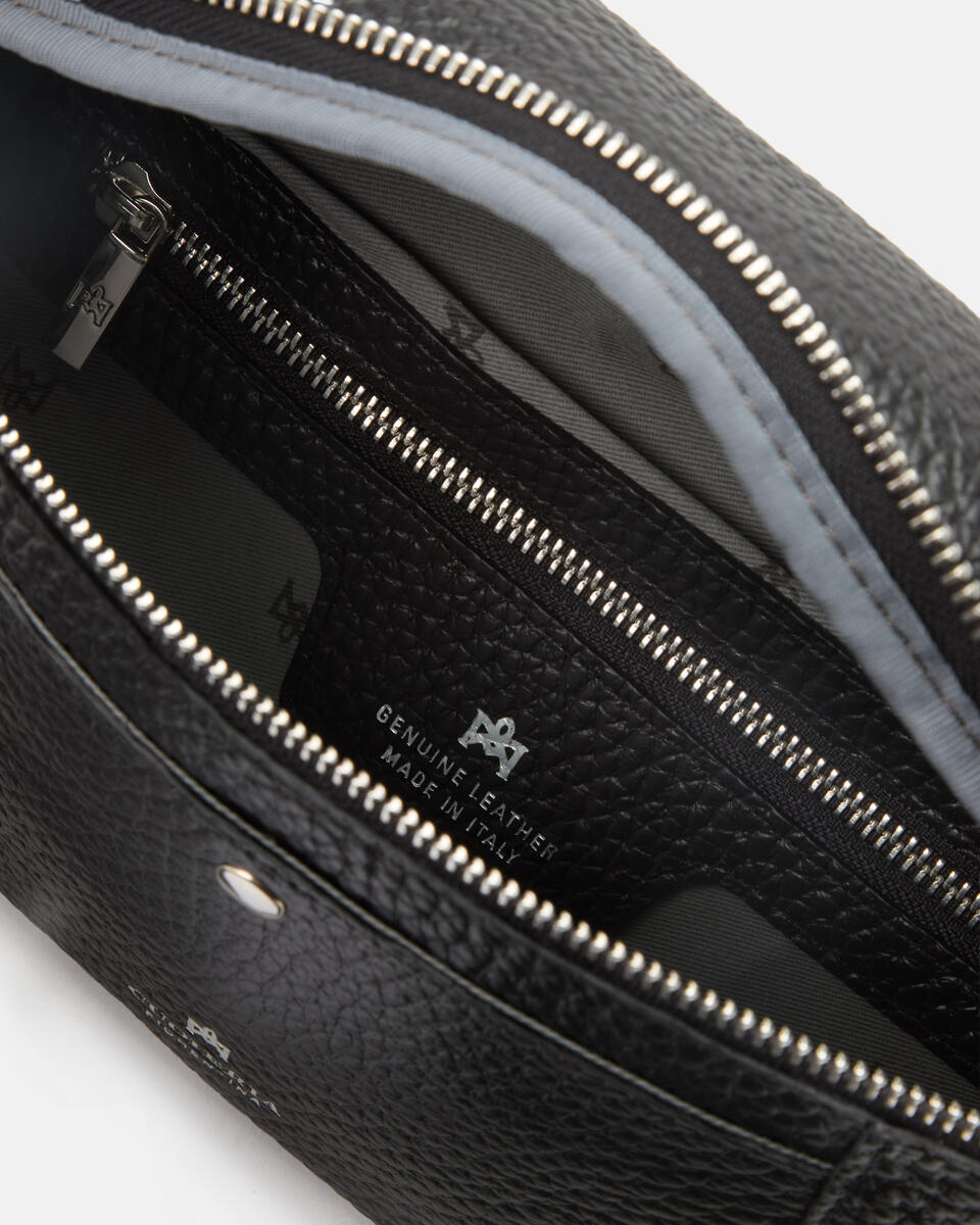 BELT BAG Black  - Belt Bags - Men's Bags - Bags - Cuoieria Fiorentina