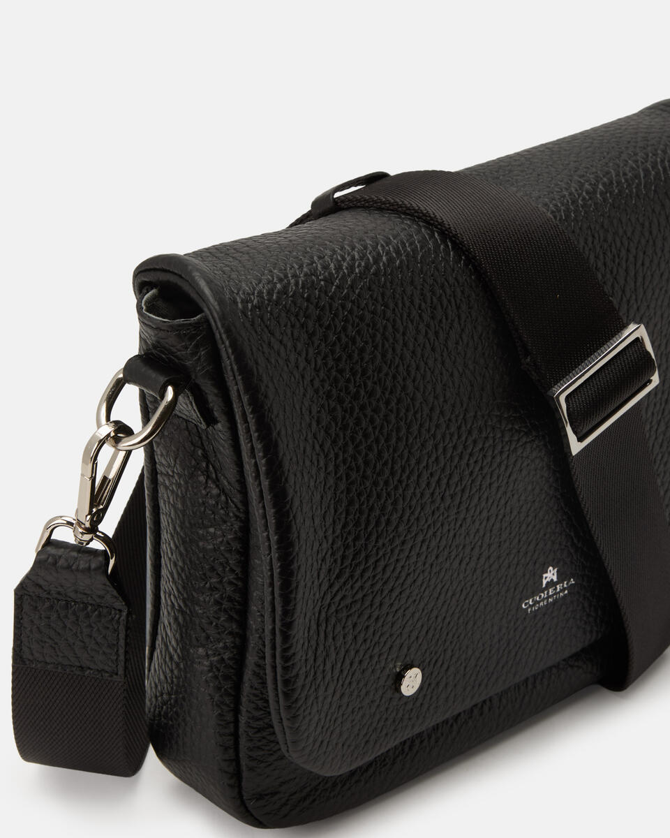 Brad Small Messenger Nero  - Tracolla - Borse Uomo - Borse - Cuoieria Fiorentina