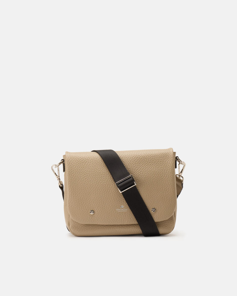 Brad Small Messenger Taupe  - Tracolla - Borse Uomo - Borse - Cuoieria Fiorentina