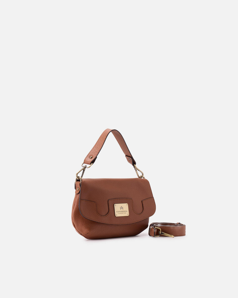 Bella selleria flap bag Caramel  - Messenger - Borse Donna - Borse - Cuoieria Fiorentina