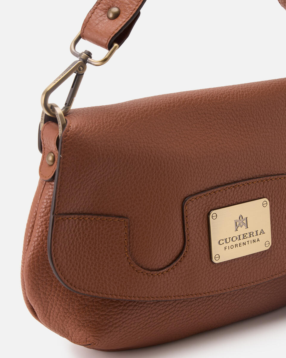 Bella selleria flap bag Caramel  - Messenger - Borse Donna - Borse - Cuoieria Fiorentina
