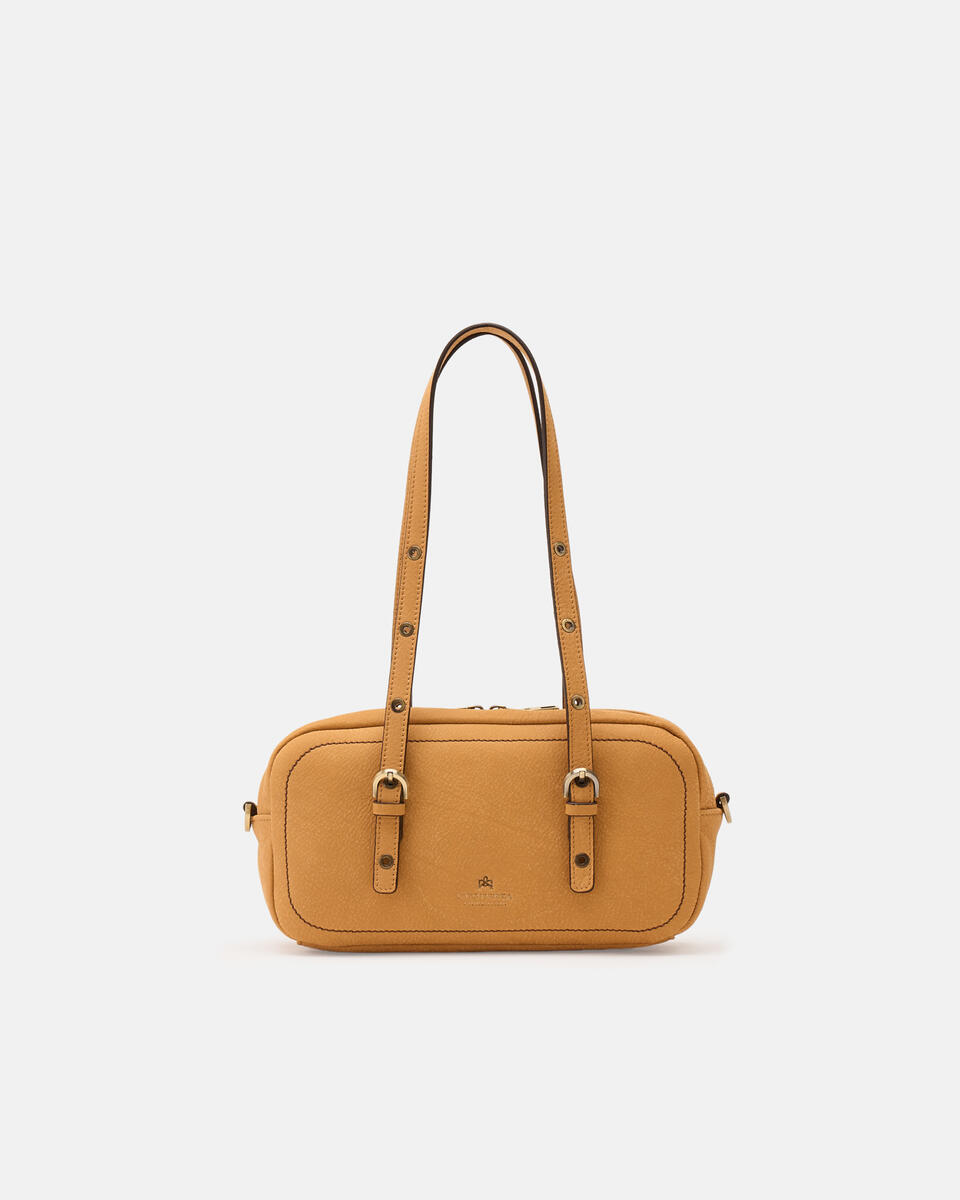 Eva soft duffle Curry  - Borse A Spalla - Borse Donna - Borse - Cuoieria Fiorentina
