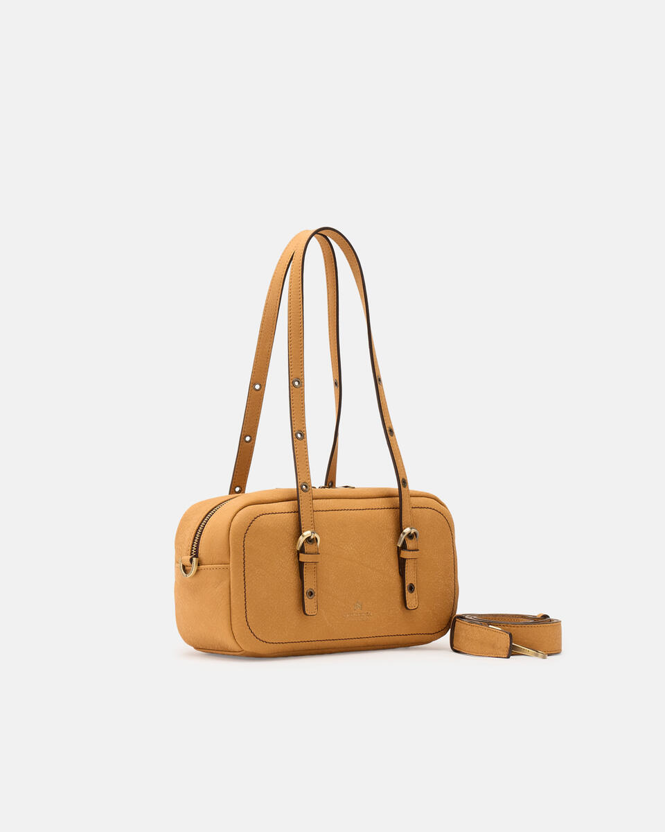 Eva soft duffle Curry  - Borse A Spalla - Borse Donna - Borse - Cuoieria Fiorentina