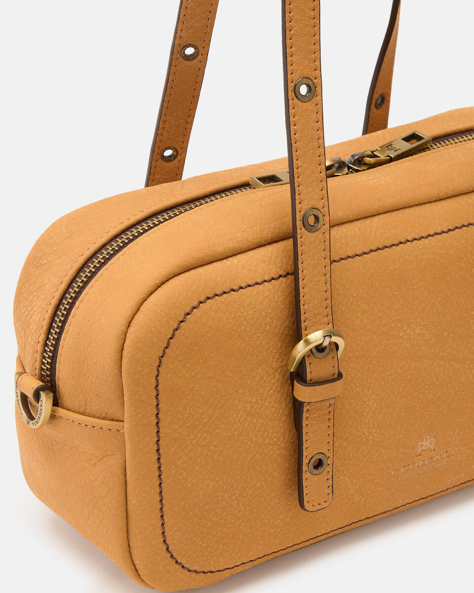 Eva soft duffle Curry  - Borse A Spalla - Borse Donna - Borse - Cuoieria Fiorentina