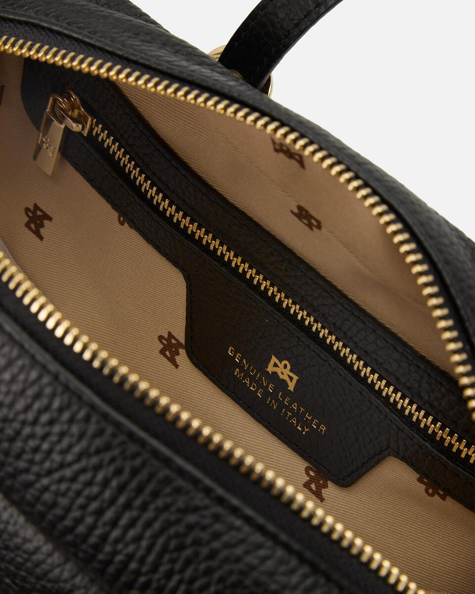 DUFFLE BAG Black  - Shoulder Bags - Women's Bags - Bags - Cuoieria Fiorentina