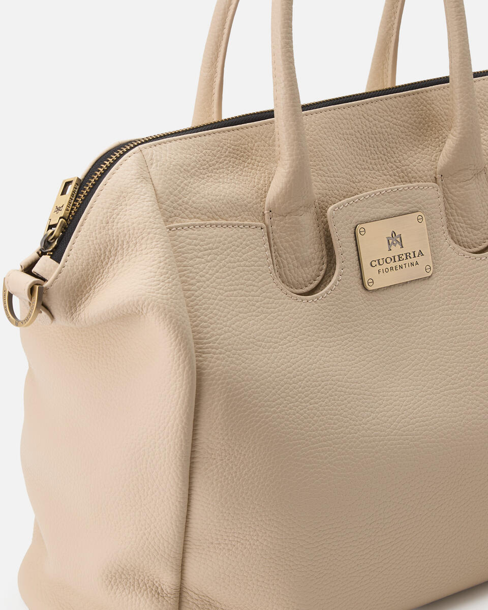 Bella selleria large tote Prosecco  - Tote Bag - Borse Donna - Borse - Cuoieria Fiorentina