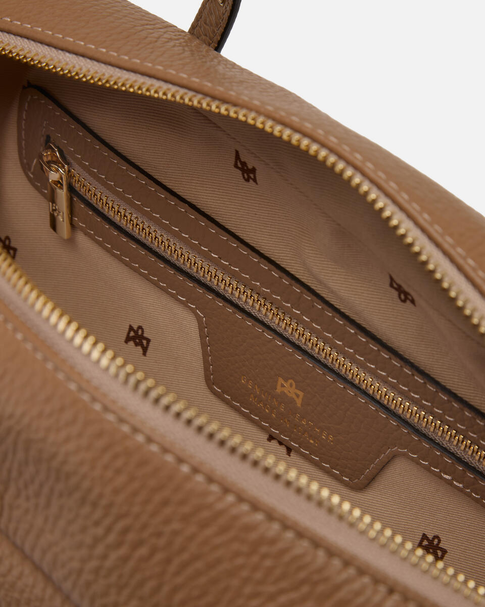 LARGE DUFFLE BAG Desert  - Shoulder Bags - Women's Bags - Bags - Cuoieria Fiorentina