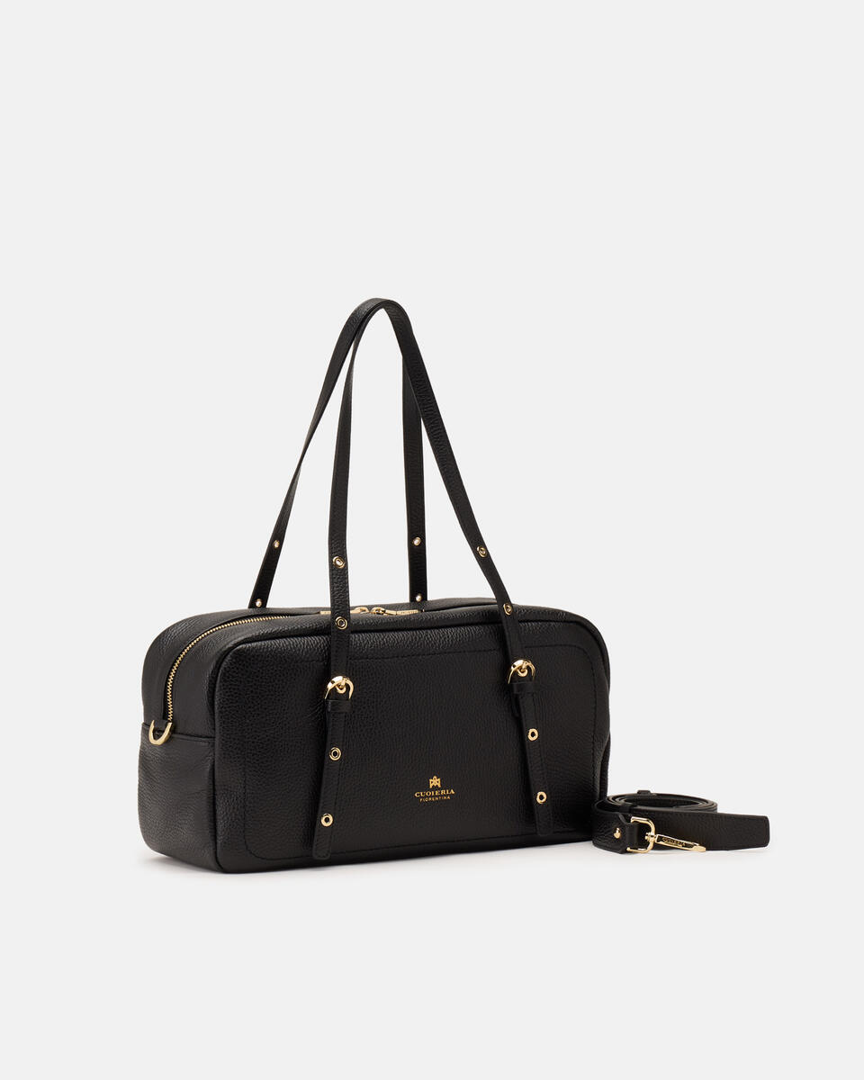 Eva soft large duffle Nero  - Borse A Spalla - Borse Donna - Borse - Cuoieria Fiorentina