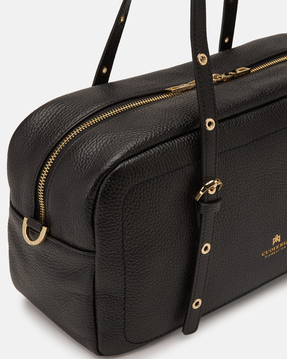 Eva soft large duffle Nero  - Borse A Spalla - Borse Donna - Borse - Cuoieria Fiorentina