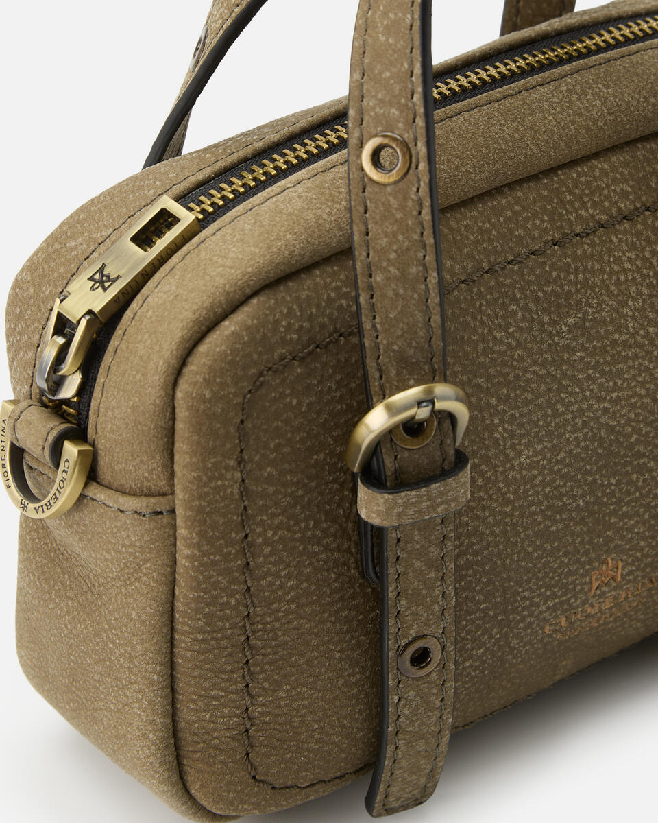 Eva soft mini duffle Bosco  - Mini Bag - Borse Donna - Borse - Cuoieria Fiorentina