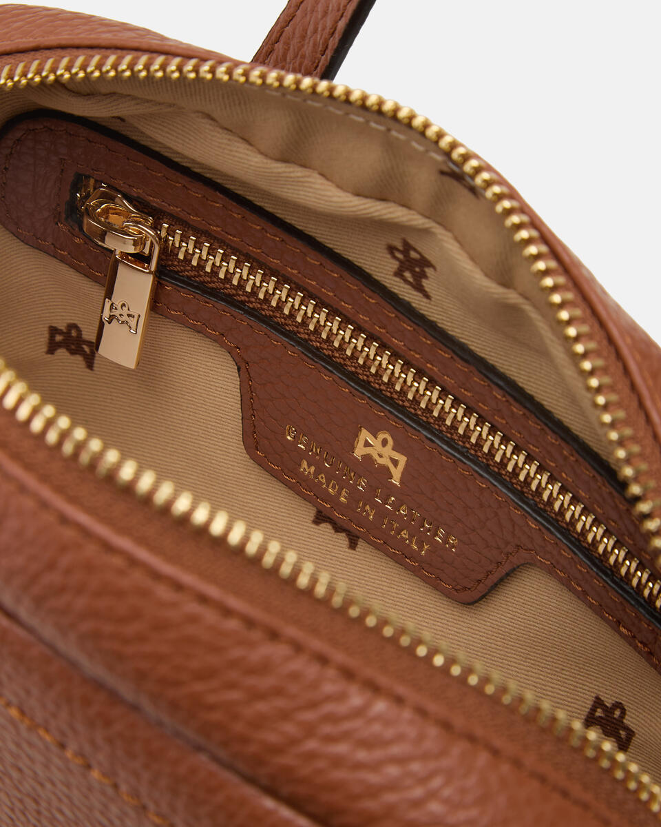 Eva soft mini duffle Caramel  - Mini Bag - Borse Donna - Borse - Cuoieria Fiorentina