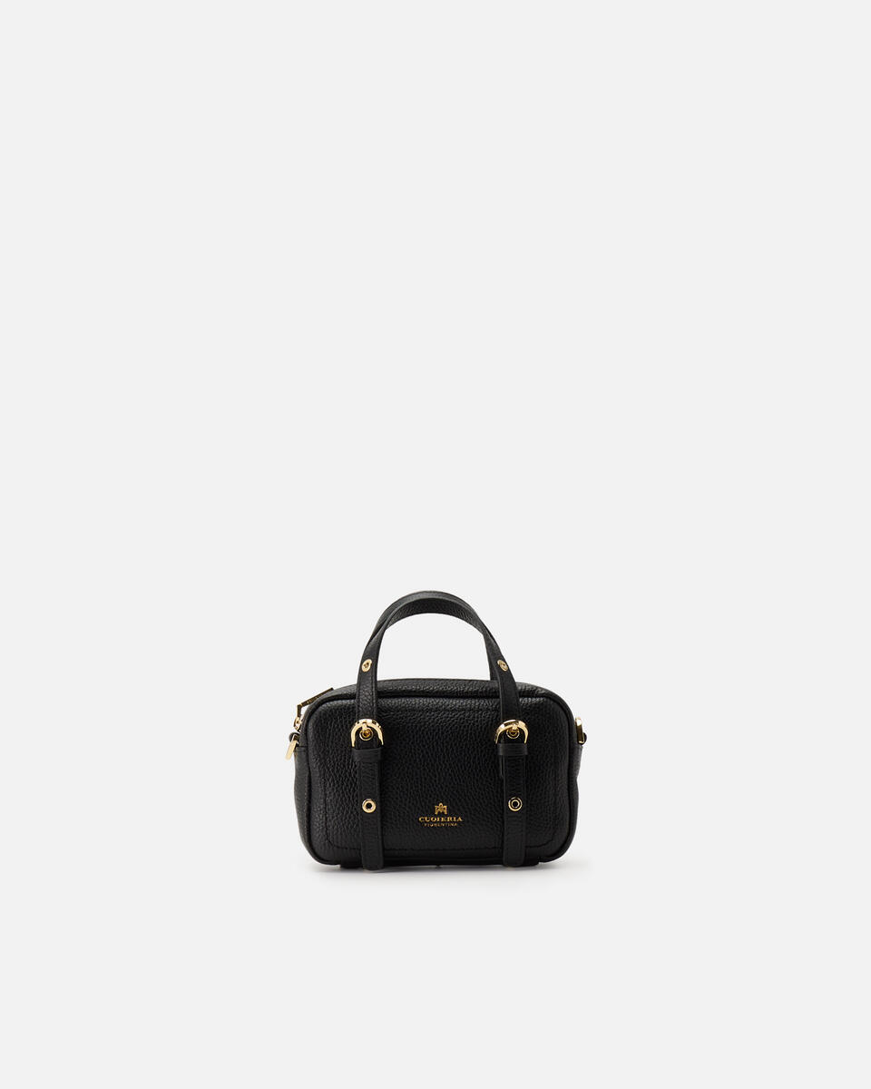 MINI DUFFLE BAG Black  - Mini Bags - Women's Bags - Bags - Cuoieria Fiorentina