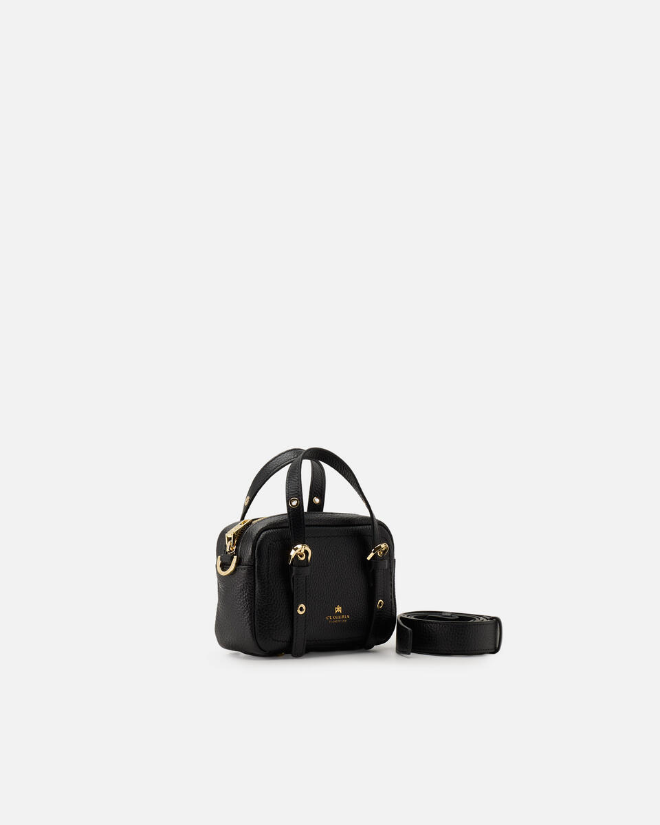 MINI DUFFLE BAG Black  - Mini Bags - Women's Bags - Bags - Cuoieria Fiorentina