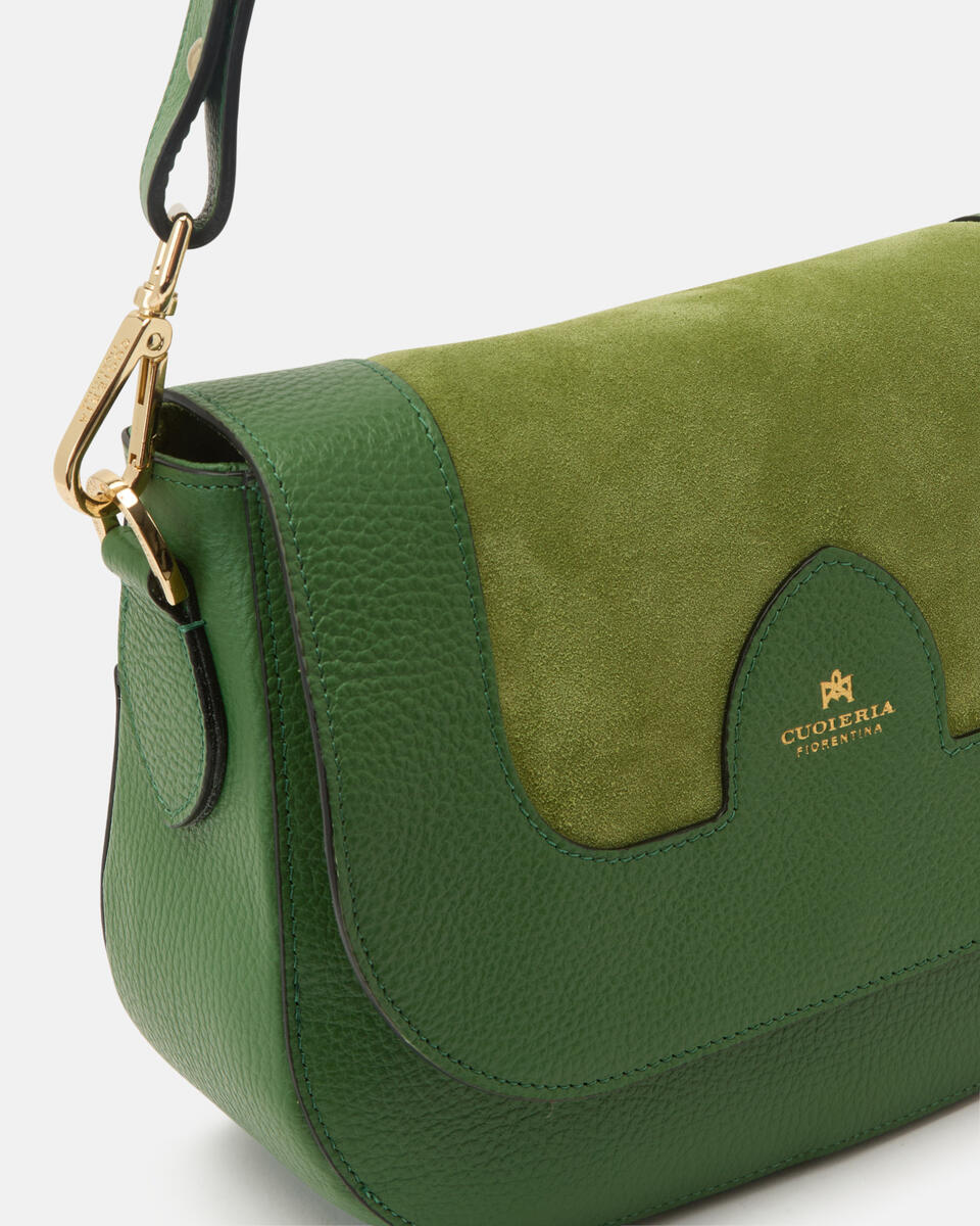 Stella medium messenger Aloe  - Borse A Spalla - Borse Donna - Borse - Cuoieria Fiorentina