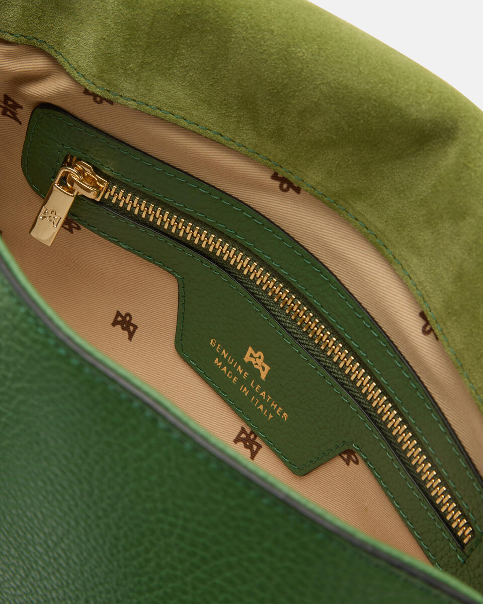 Stella medium messenger Aloe  - Borse A Spalla - Borse Donna - Borse - Cuoieria Fiorentina