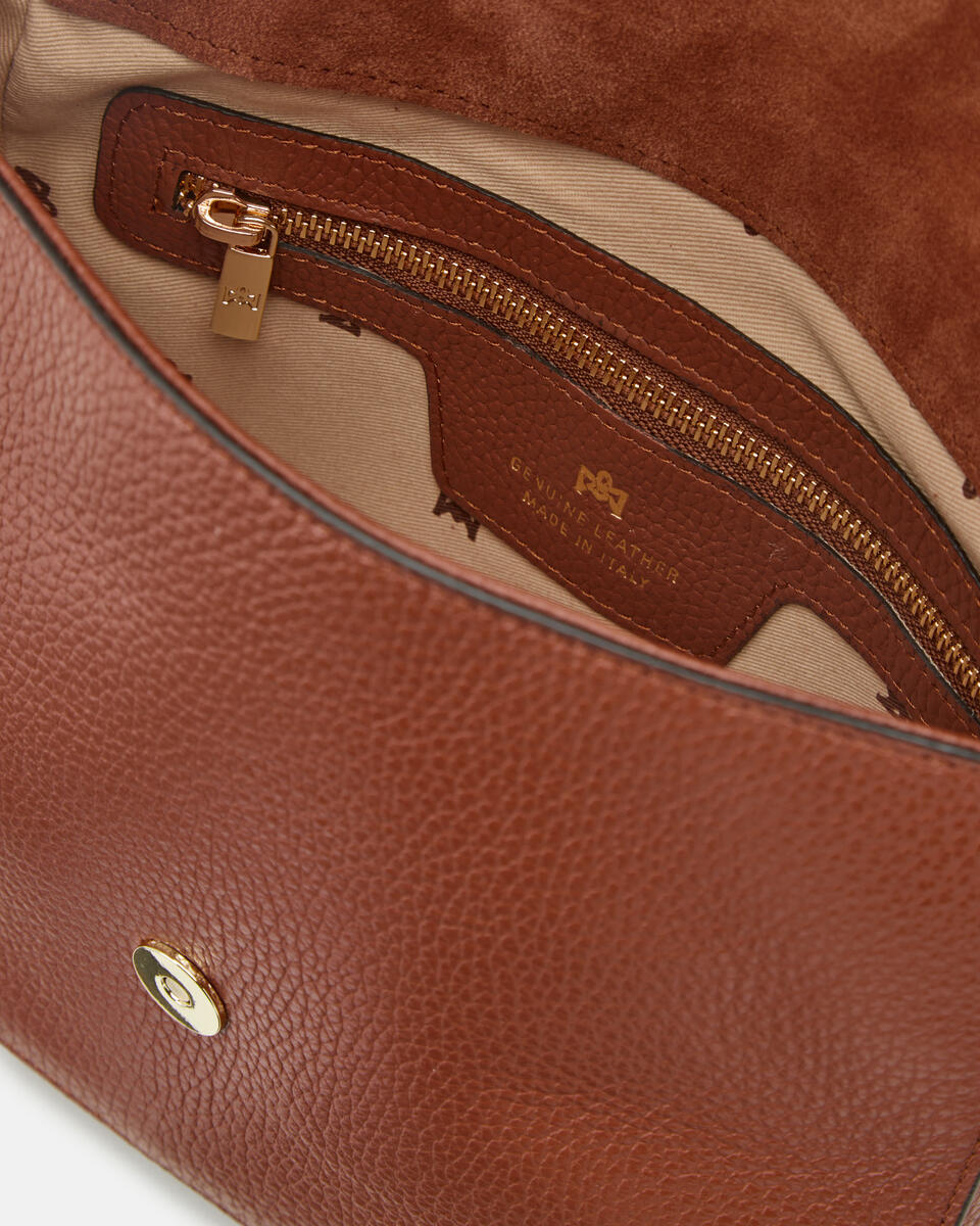 Stella medium messenger Caramel  - Borse A Spalla - Borse Donna - Borse - Cuoieria Fiorentina