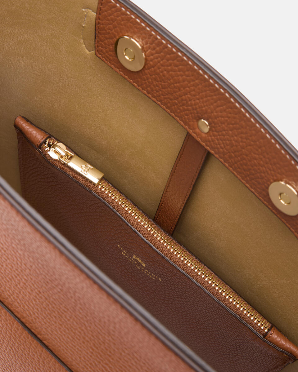 SHOPPING BAG Caramel  - Shopping - Women's Bags - Bags - Cuoieria Fiorentina
