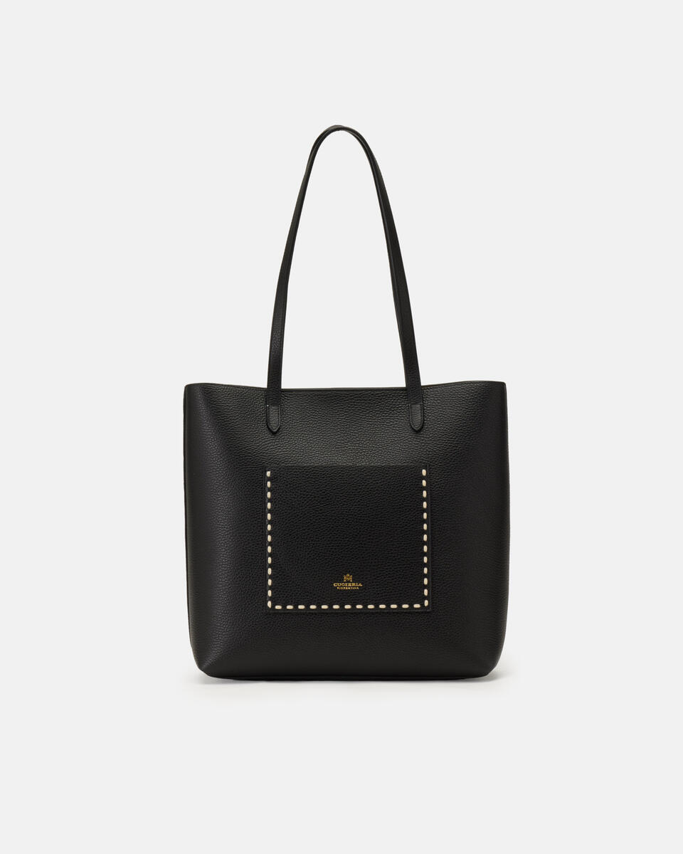 Link Shopping bag Nero  - Shopping - Borse Donna - Borse - Cuoieria Fiorentina