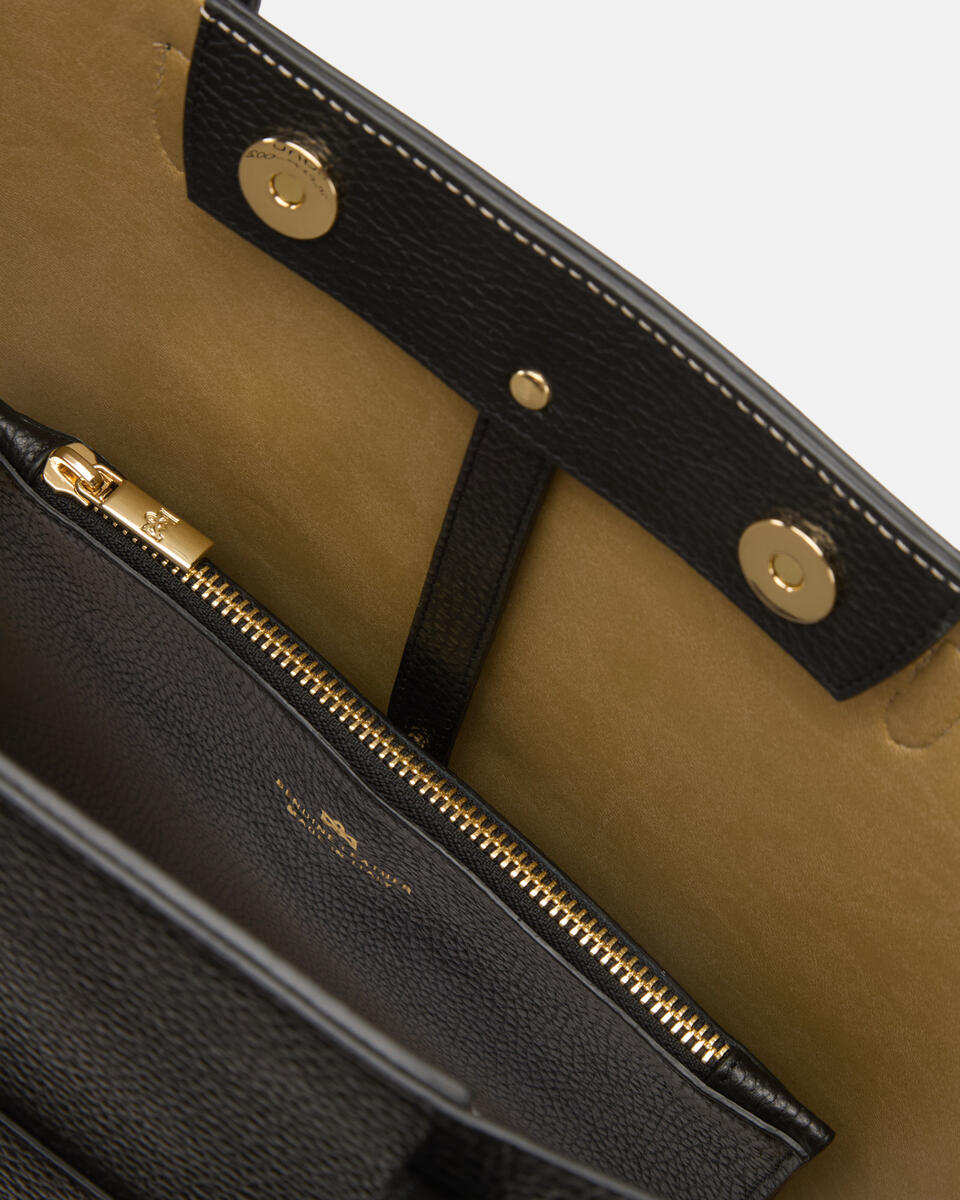 Link Shopping bag Nero  - Shopping - Borse Donna - Borse - Cuoieria Fiorentina