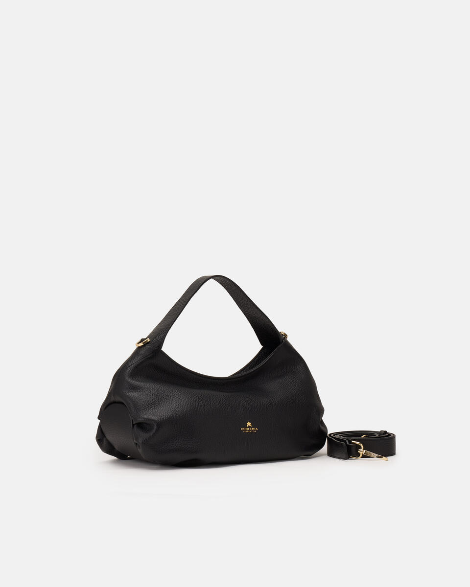 HOBO BAG Black  - Tote Bags - Women's Bags - Bags - Cuoieria Fiorentina
