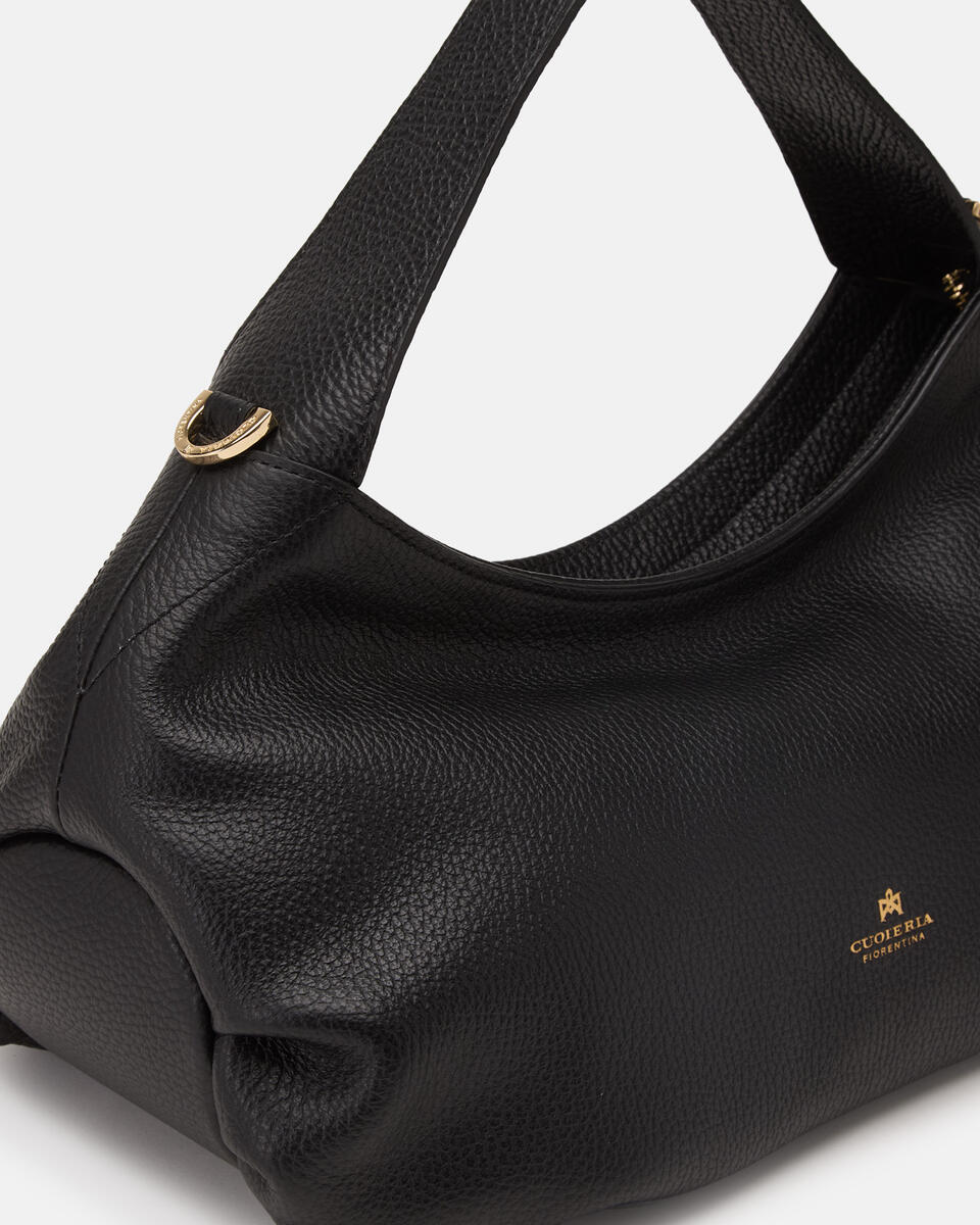 HOBO BAG Black  - Tote Bags - Women's Bags - Bags - Cuoieria Fiorentina