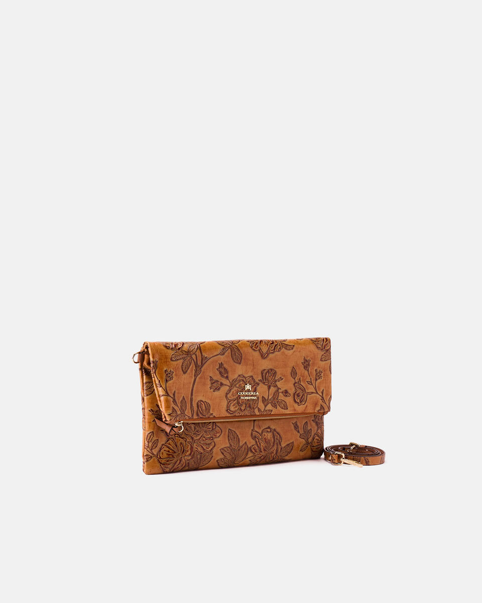 Velvet Flap bag XL Mimì Beige  - Pochette - Borse Donna - Borse - Cuoieria Fiorentina