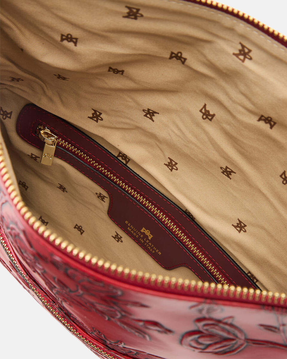 MAXI POUCH Red  - Clutch Bags - Women's Bags - Bags - Cuoieria Fiorentina