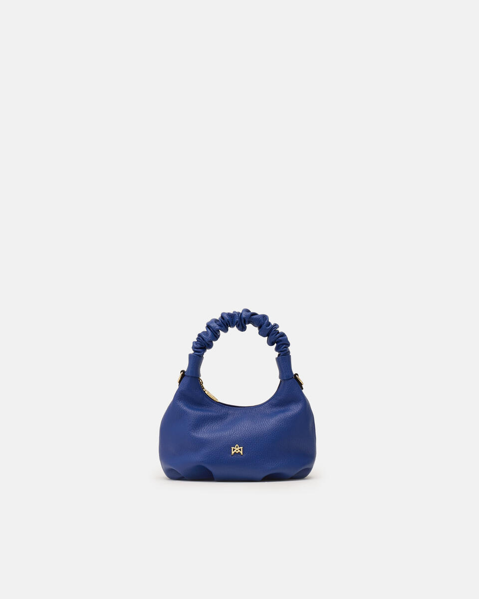 SMALL HOBO BAG Bluette  - Shoulder Bags - Women's Bags - Bags - Cuoieria Fiorentina