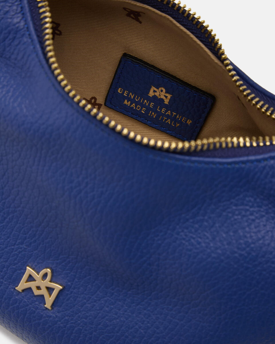 SMALL HOBO BAG Bluette  - Shoulder Bags - Women's Bags - Bags - Cuoieria Fiorentina