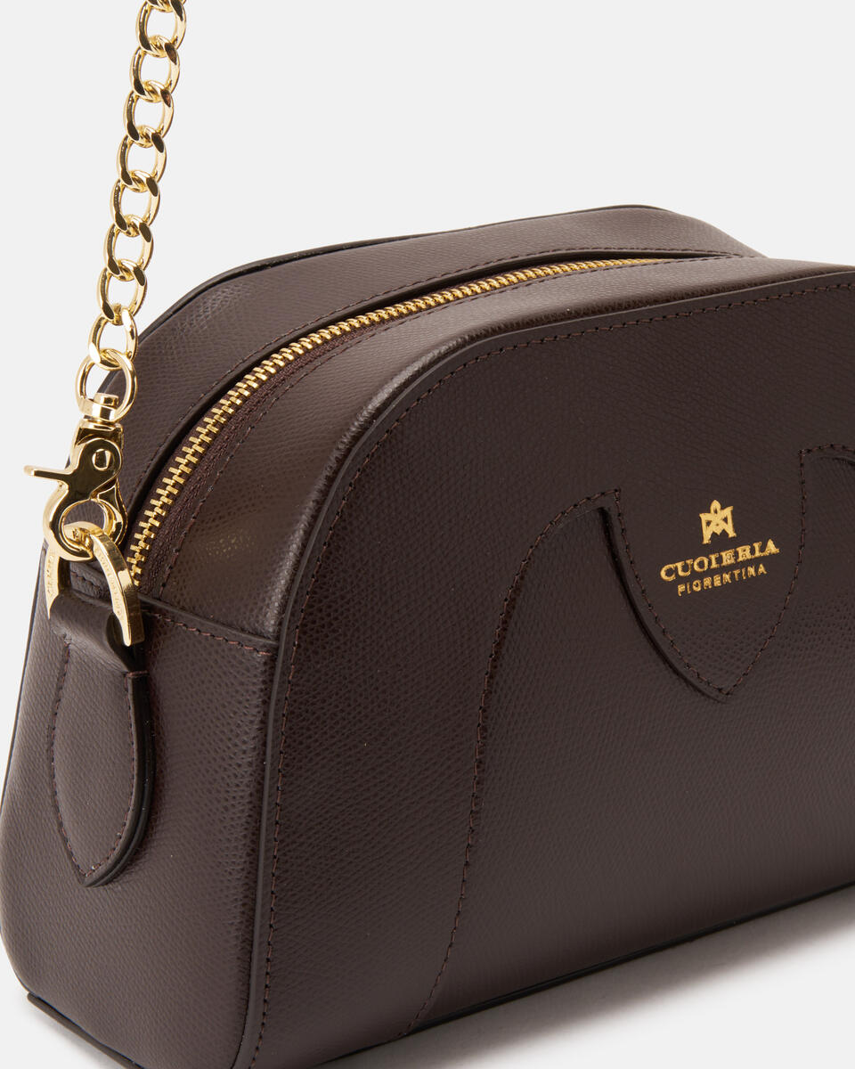 Astrid camera bag Testa di moro  - Pochette - Borse Donna - Borse - Cuoieria Fiorentina