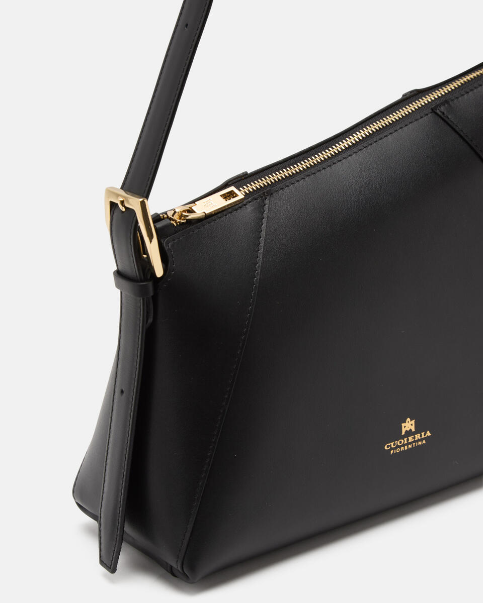 Loop Hobo Nero  - Borse A Spalla - Borse Donna - Borse - Cuoieria Fiorentina
