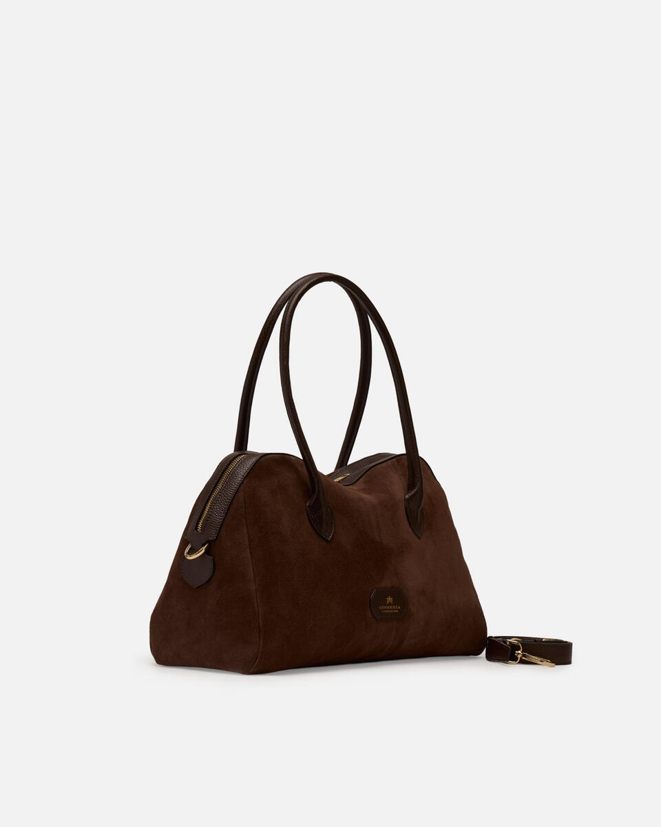 Emma Boho Shopping Cioccolato  - Shopping - Borse Donna - Borse - Cuoieria Fiorentina
