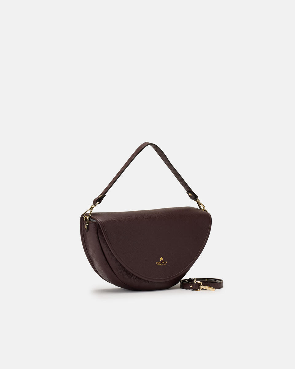 LARGE FLAP BAG Coffee  - Messenger Bags - Women's Bags - Bags - Cuoieria Fiorentina