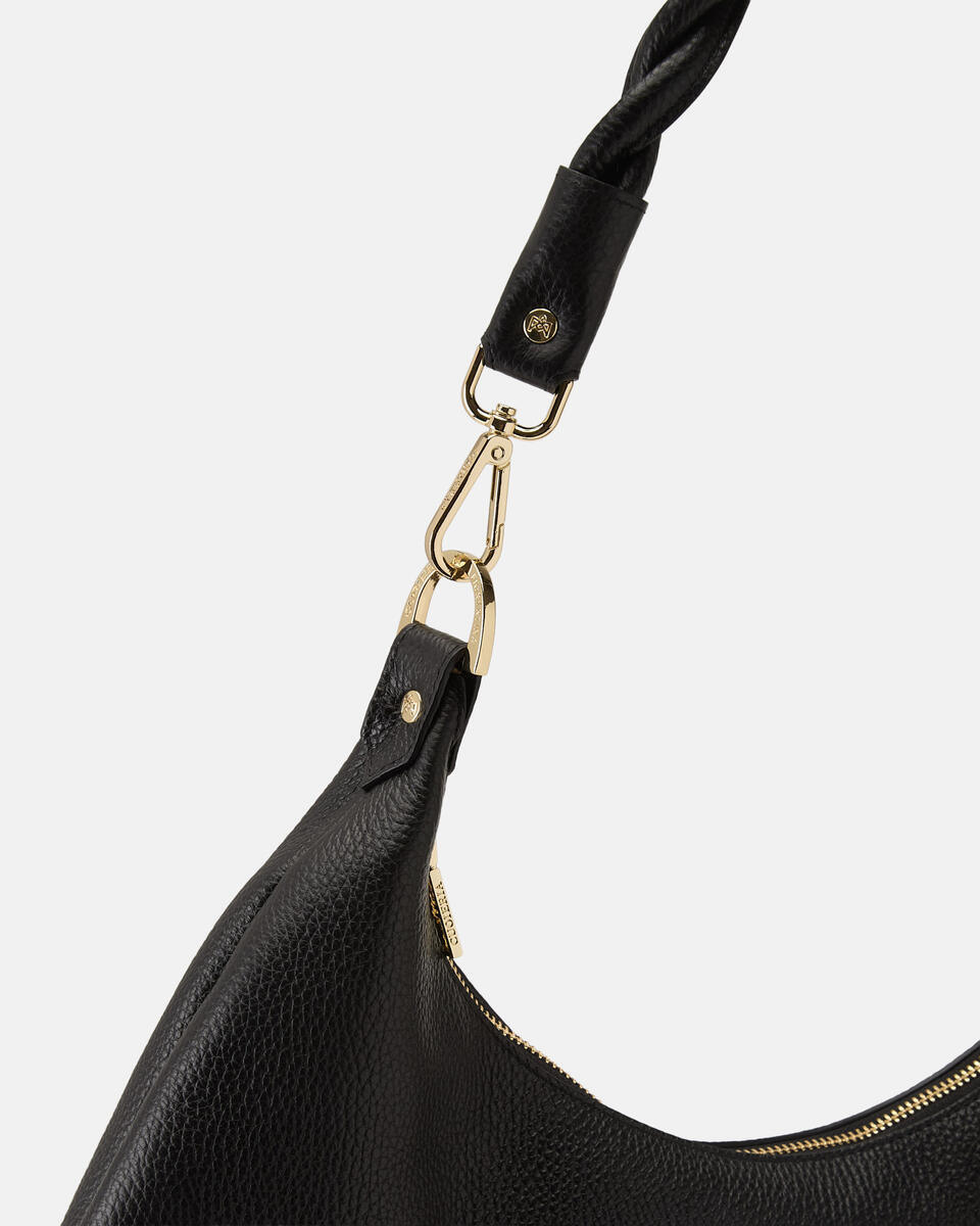 Sienna Hobo Nero  - Borse A Spalla - Borse Donna - Borse - Cuoieria Fiorentina
