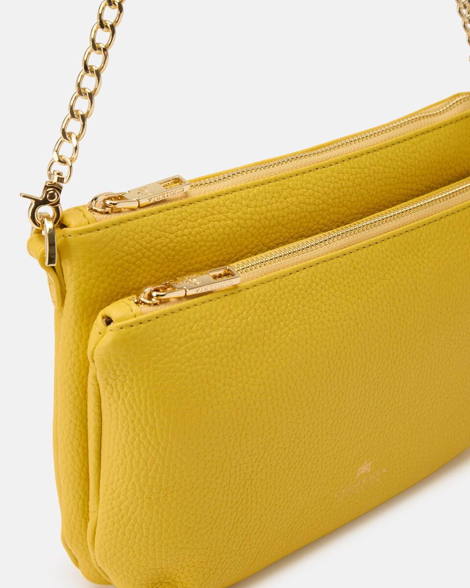 Velvet Boho double pouch Soleil  - Tracolla - Borse Donna - Borse - Cuoieria Fiorentina