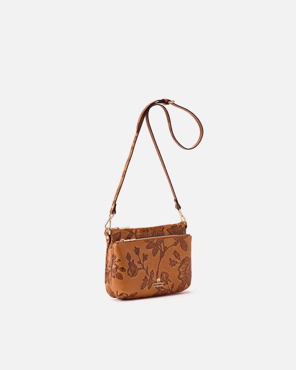 Double Pouch Mimì Beige  - Tracolla - Borse Donna - Borse - Cuoieria Fiorentina