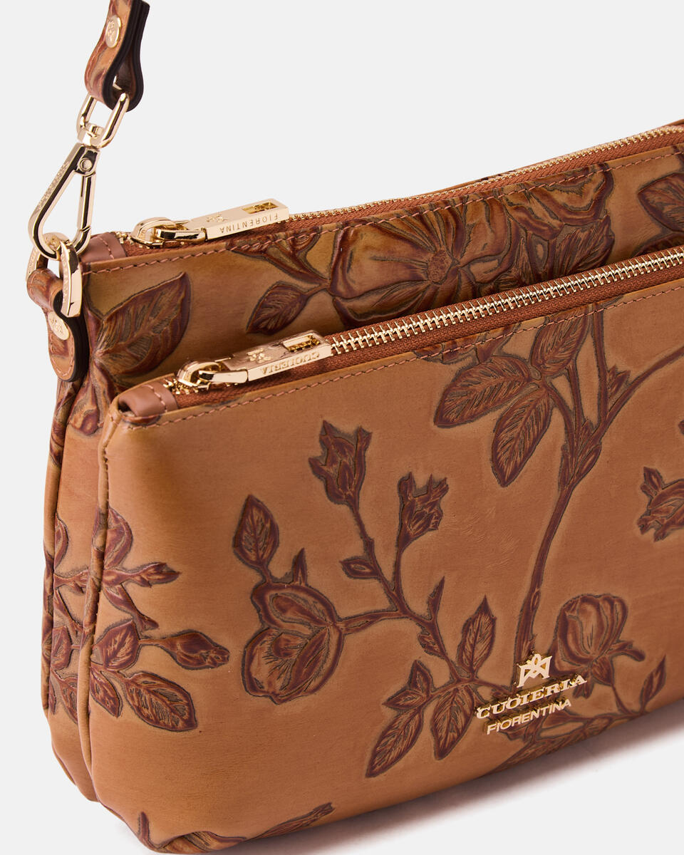 Double Pouch Mimì Beige  - Tracolla - Borse Donna - Borse - Cuoieria Fiorentina