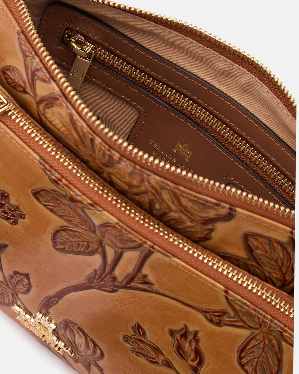 Double Pouch Mimì Beige  - Tracolla - Borse Donna - Borse - Cuoieria Fiorentina