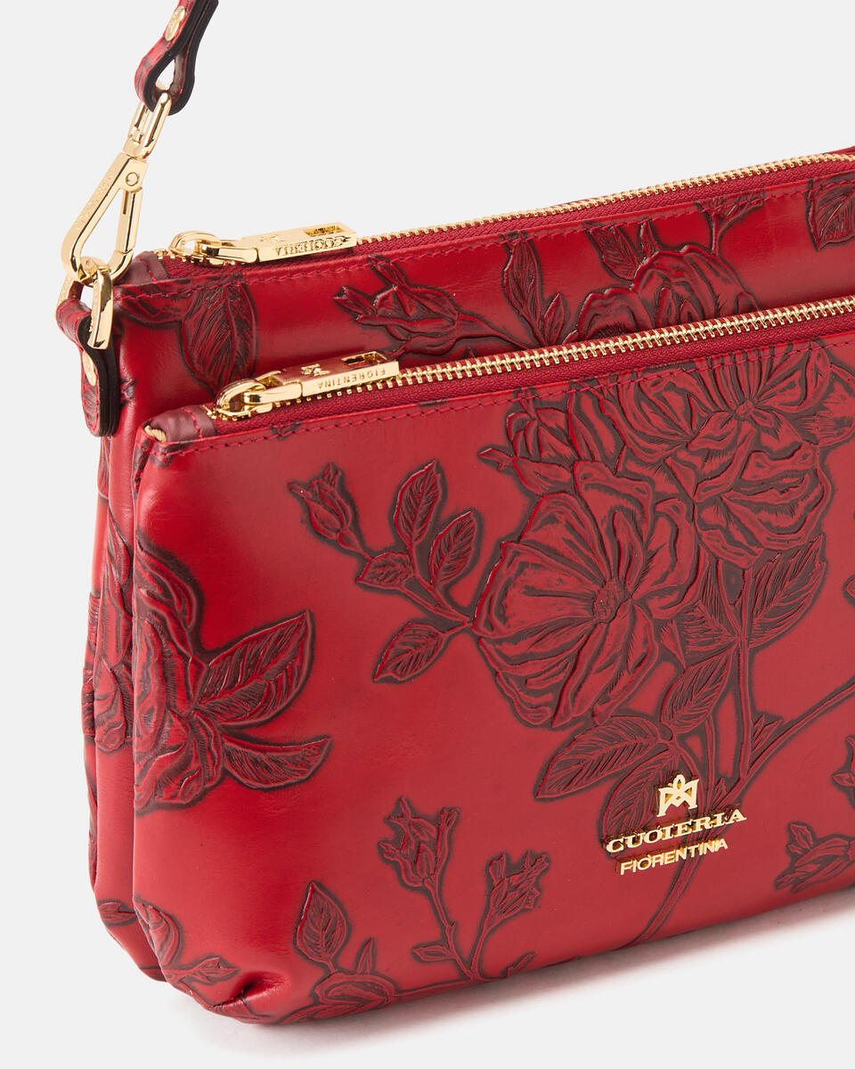 POUCH Red  - Crossbody Bags - Women's Bags - Bags - Cuoieria Fiorentina