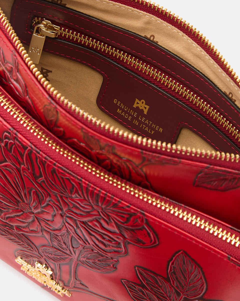 POUCH Red  - Crossbody Bags - Women's Bags - Bags - Cuoieria Fiorentina