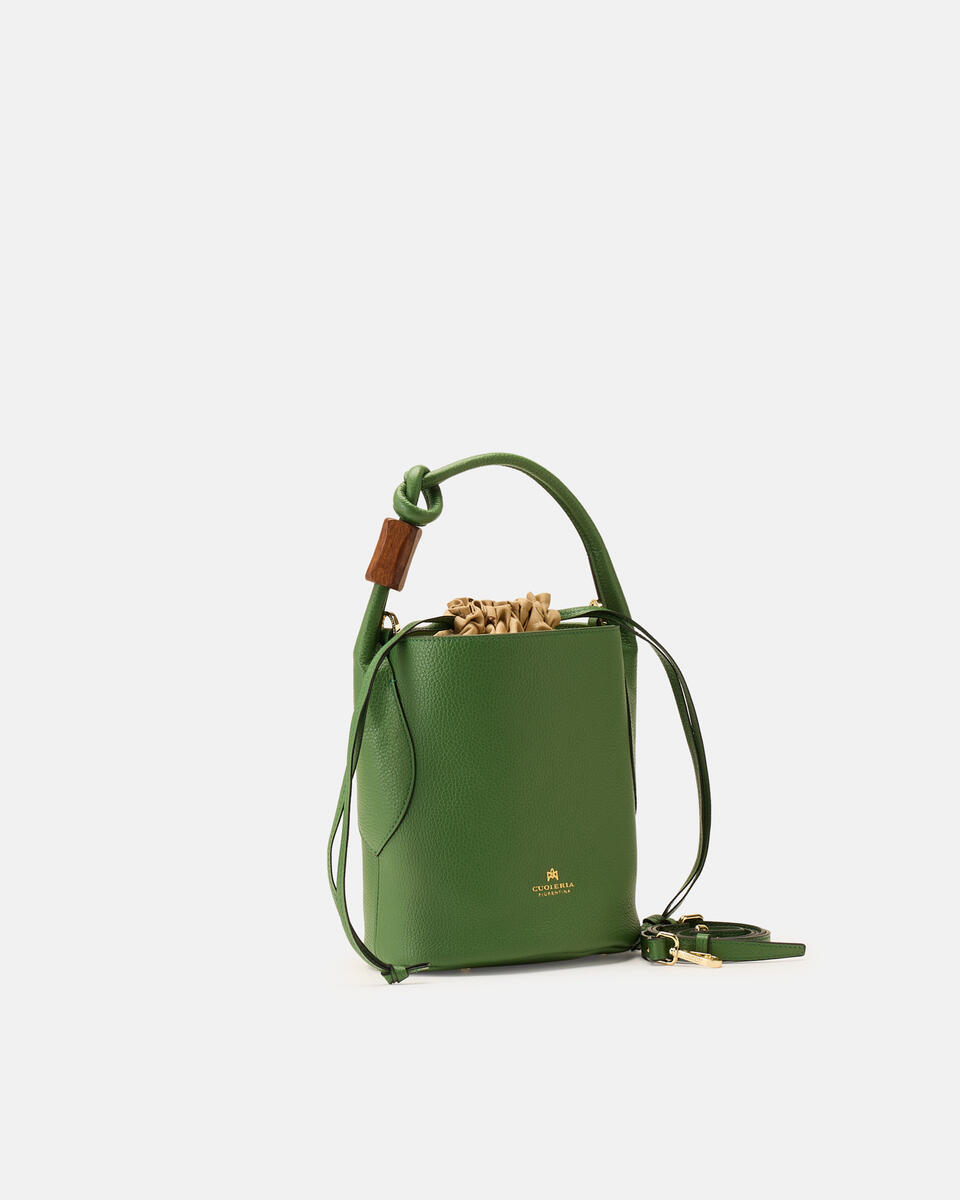 Agata Small Bucket Aloe  - Secchiello - Borse Donna - Borse - Cuoieria Fiorentina