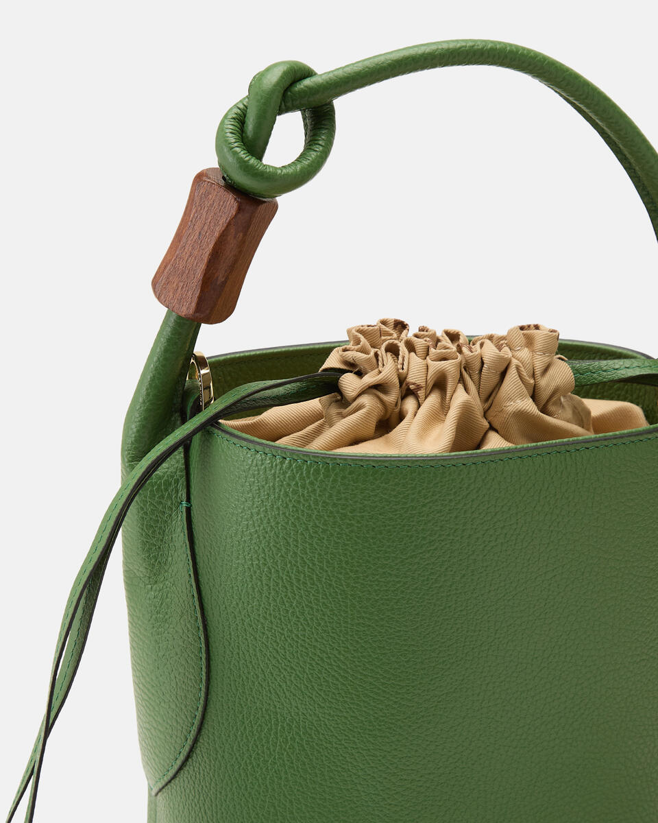 Agata Small Bucket Aloe  - Secchiello - Borse Donna - Borse - Cuoieria Fiorentina