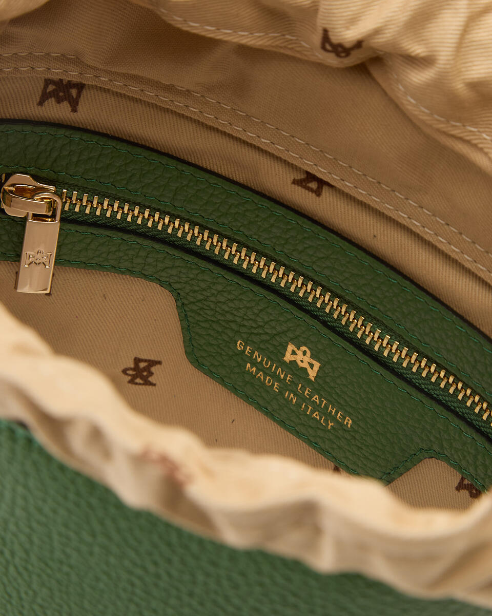 Agata Small Bucket Aloe  - Secchiello - Borse Donna - Borse - Cuoieria Fiorentina